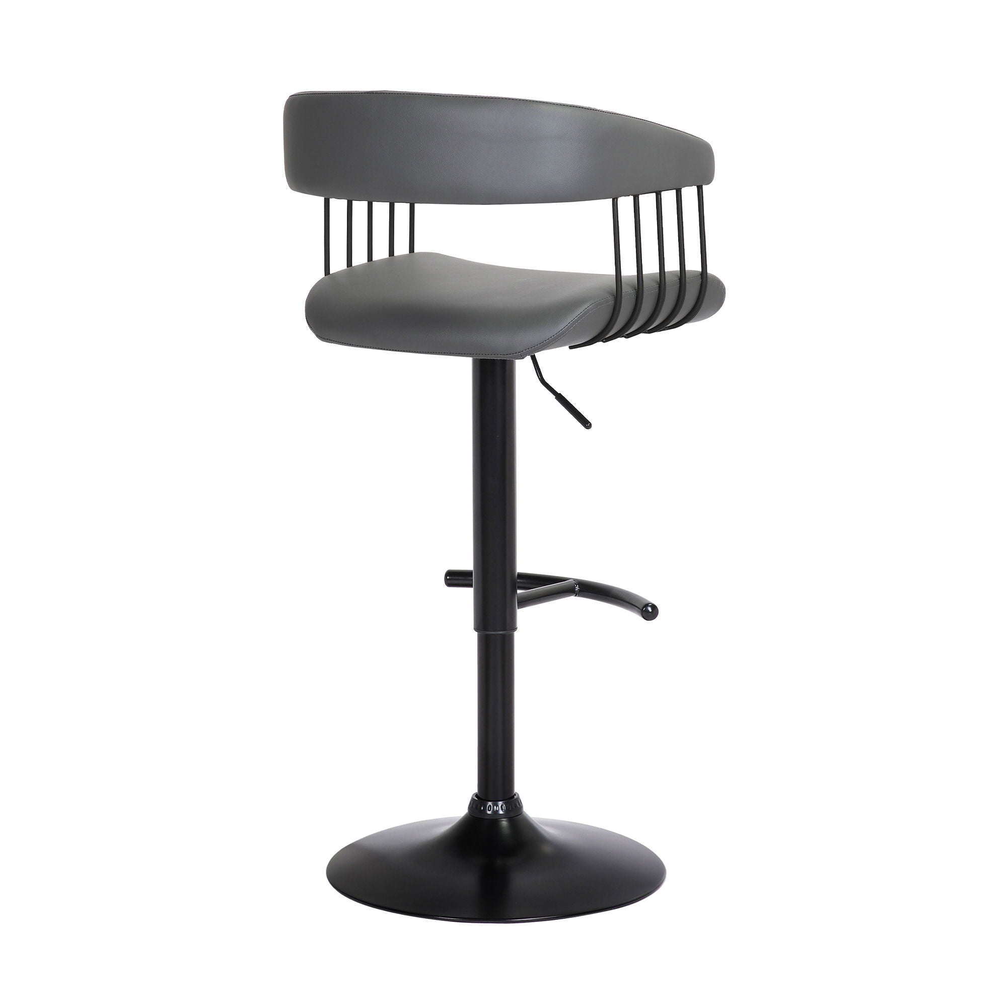 Calista - Adjustable Bar Stool - Premium Adjustable Height from Armen Living - Just $215! Shop now at brett interiors