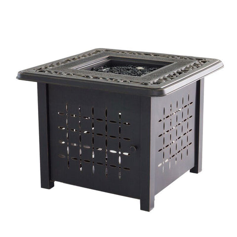 Aluminum Square Firepit Table - Bronze - Premium Fire Pits from Gather Craft - Just $945! Shop now at brett interiors