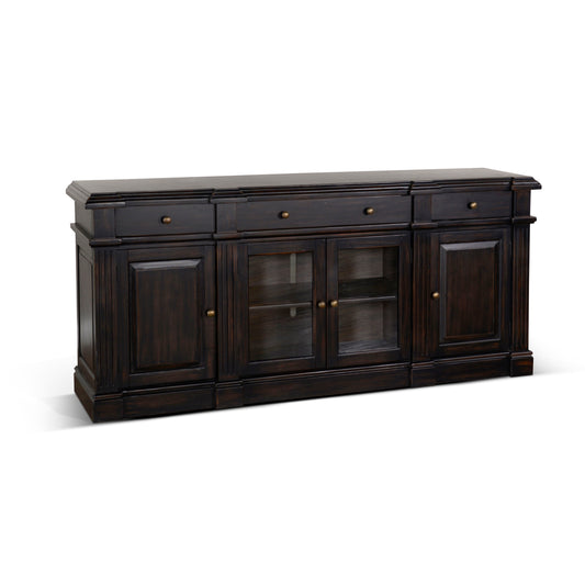 Media Console - Black Walnut - Premium TV Stands from Sunny Designs - Just $1488! Shop now at brett interiors