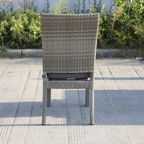 Balcones - Outdoor Wicker Dining Chairs With Cushions (Set of 8) - Premium Chair Sets from Gather Craft - Just $2035! Shop now at brett interiors