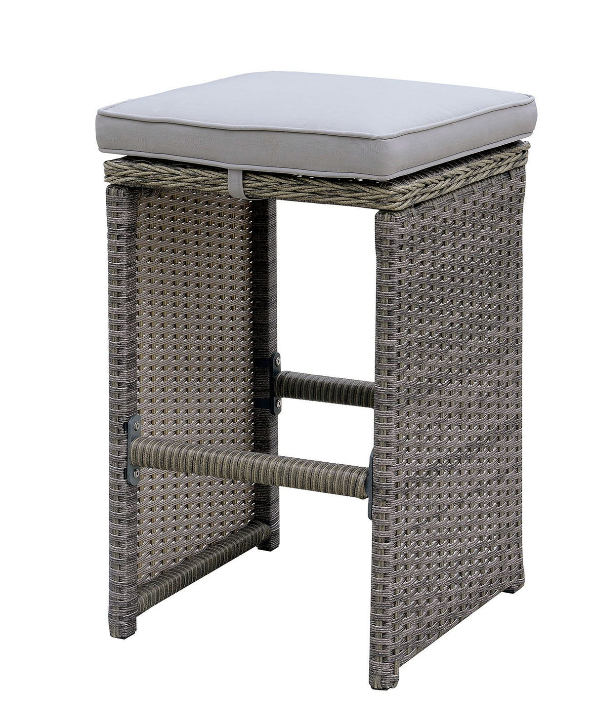 Ismay - Bar Stool (Set of 6) - Gray - Premium Stool Sets from Furniture of America - Just $947.50! Shop now at brett interiors