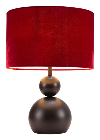 Shobu - Table Lamp - Red - Premium Table Lamps from Zuo Modern - Just $525! Shop now at brett interiors