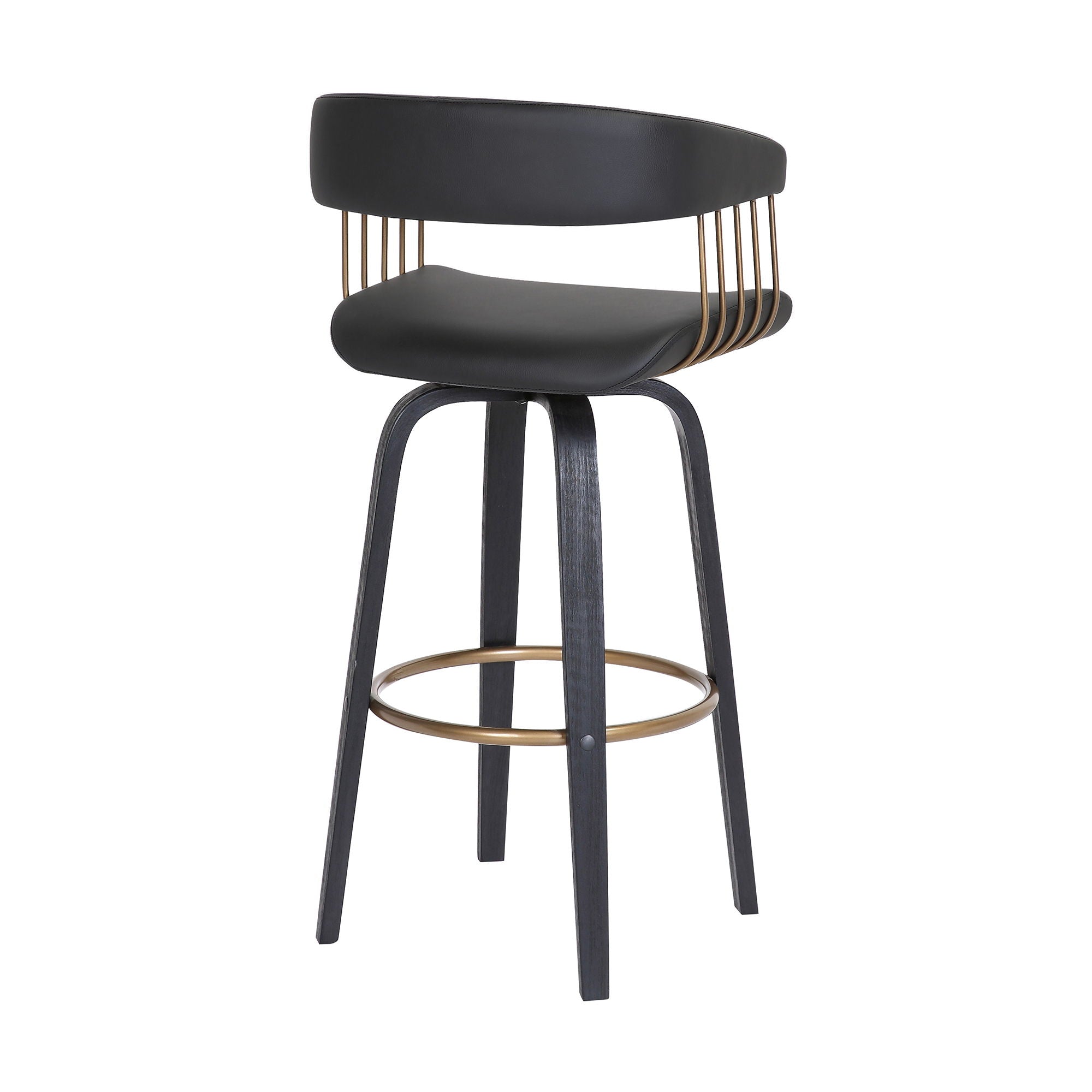 Topanga - Swivel Stool - Premium Counter Height (24"-27") from Armen Living - Just $230! Shop now at brett interiors