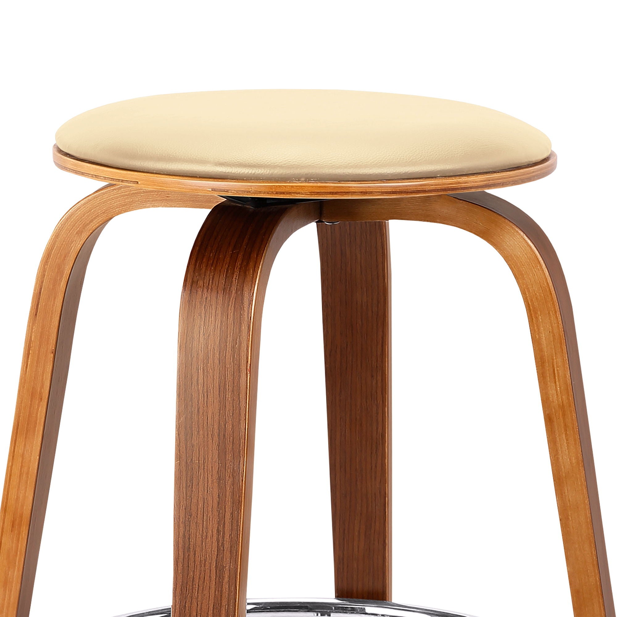 Harbor - Backless Swivel Mid-Century Modern Bar Stool - Premium Counter Height (24"-27") from Armen Living - Just $150! Shop now at brett interiors