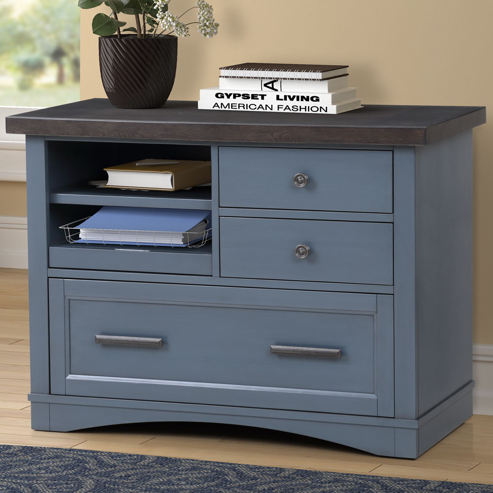 Americana Modern - Functional File with Power Center - Premium Filing Cabinets from Parker House - Just $822.50! Shop now at brett interiors