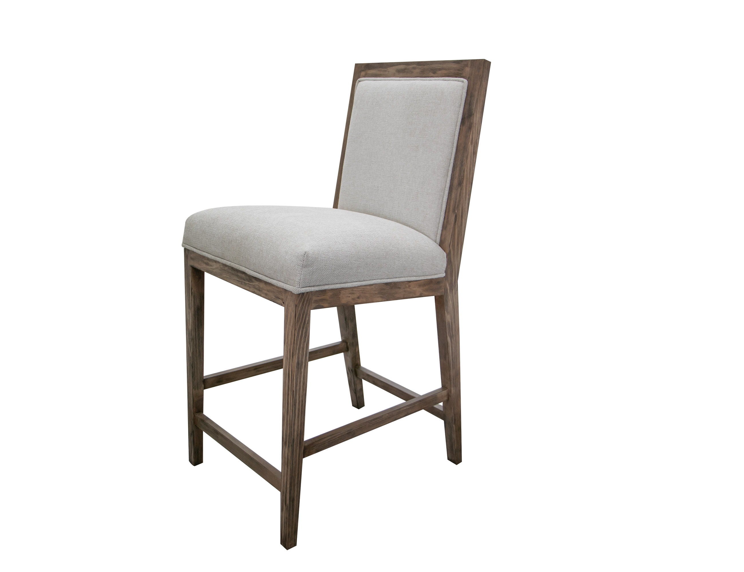 Sahara - Barstool (Set of 2) - Brown / Ivory - Premium Stool Sets from International Furniture Direct - Just $725! Shop now at brett interiors