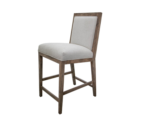 Sahara - Barstool (Set of 2) - Brown / Ivory - Premium Stool Sets from International Furniture Direct - Just $725! Shop now at brett interiors