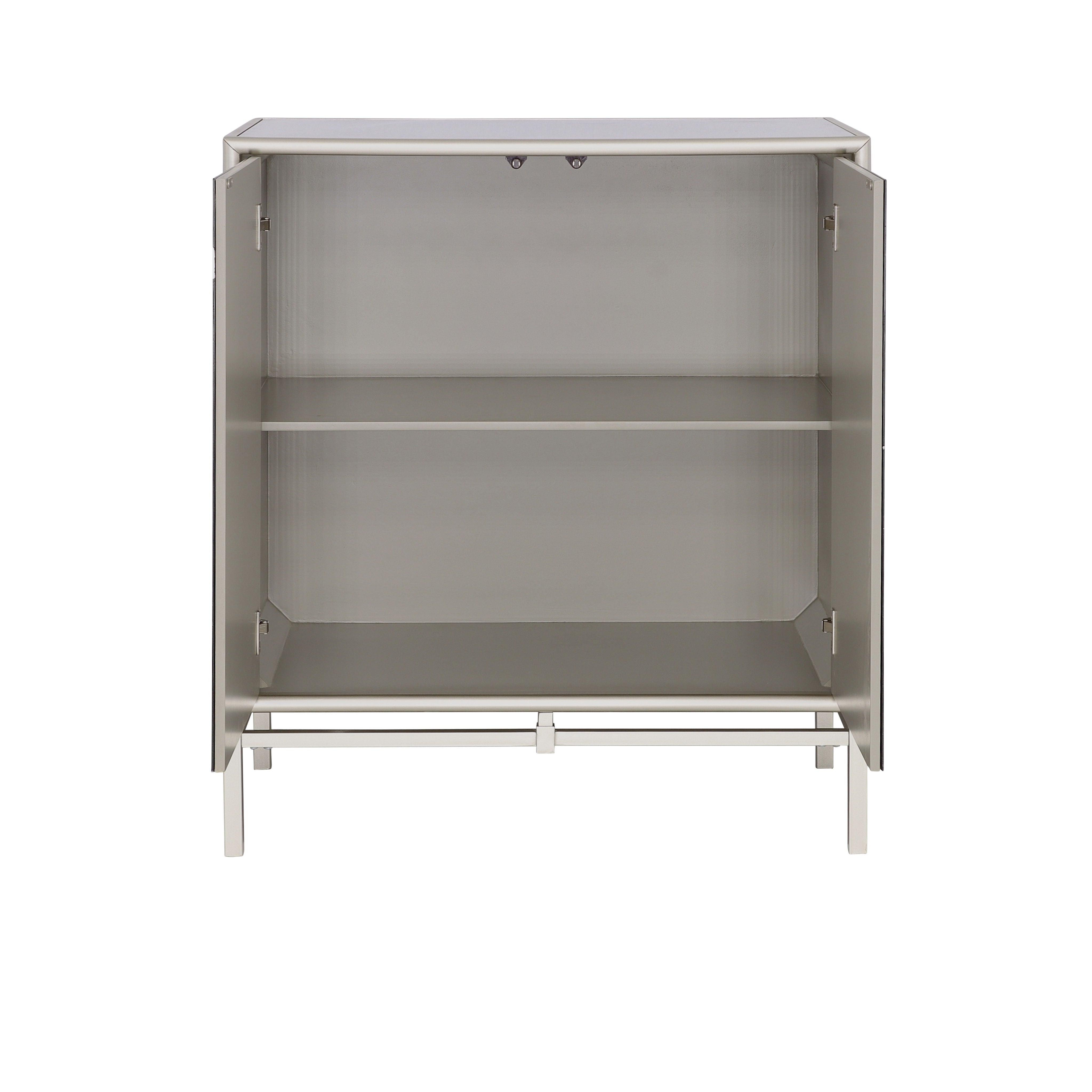 Silvermist - Two Door Cabinet - Silver - Premium Accent Cabinets from Coast2Coast Home - Just $2640! Shop now at brett interiors