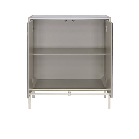 Silvermist - Two Door Cabinet - Silver - Premium Accent Cabinets from Coast2Coast Home - Just $2640! Shop now at brett interiors