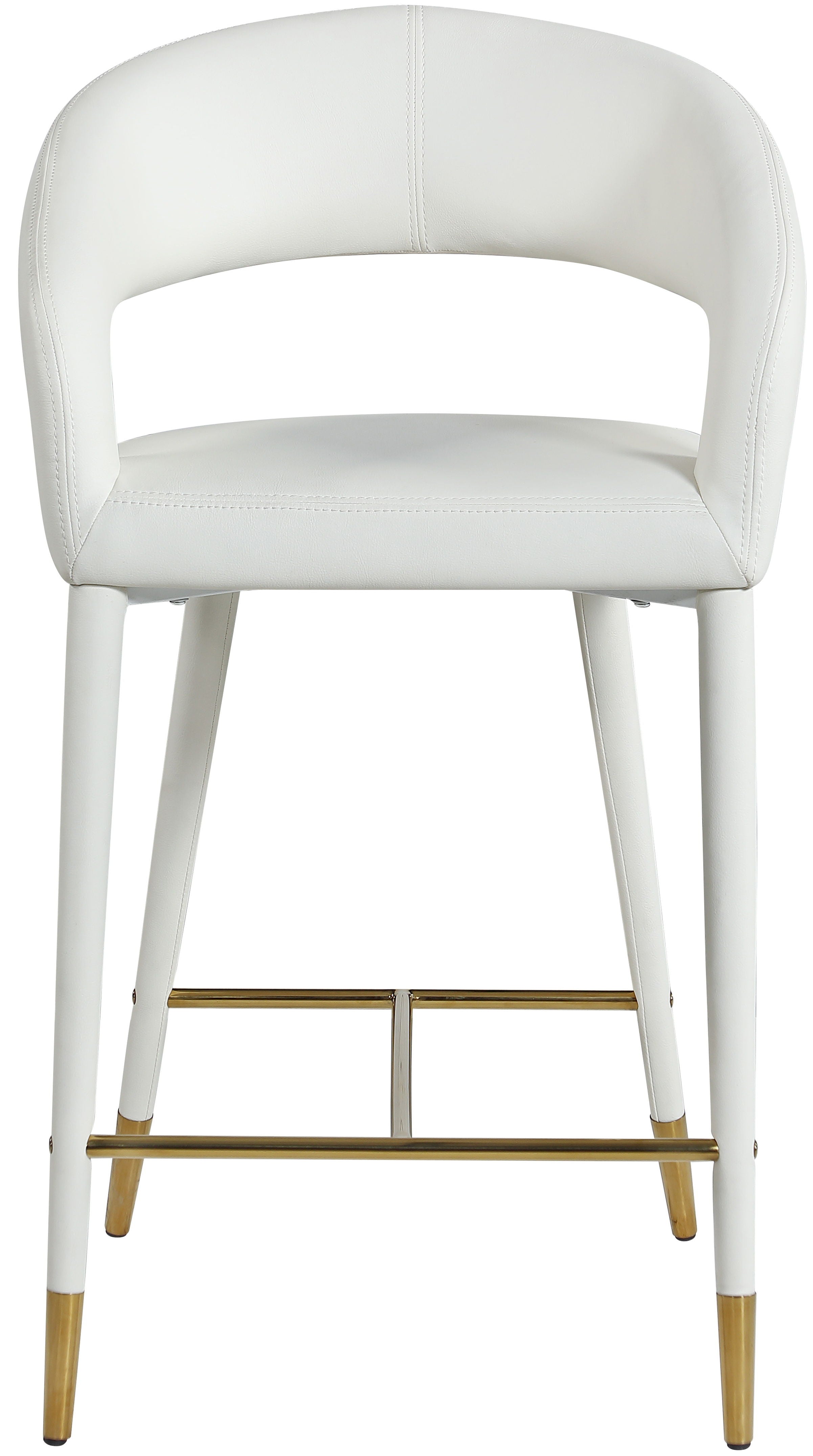 Destiny - Stool - White - Premium Adjustable Height from Meridian Furniture - Just $525! Shop now at brett interiors