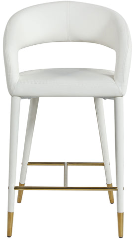 Destiny - Stool - White - Premium Adjustable Height from Meridian Furniture - Just $525! Shop now at brett interiors