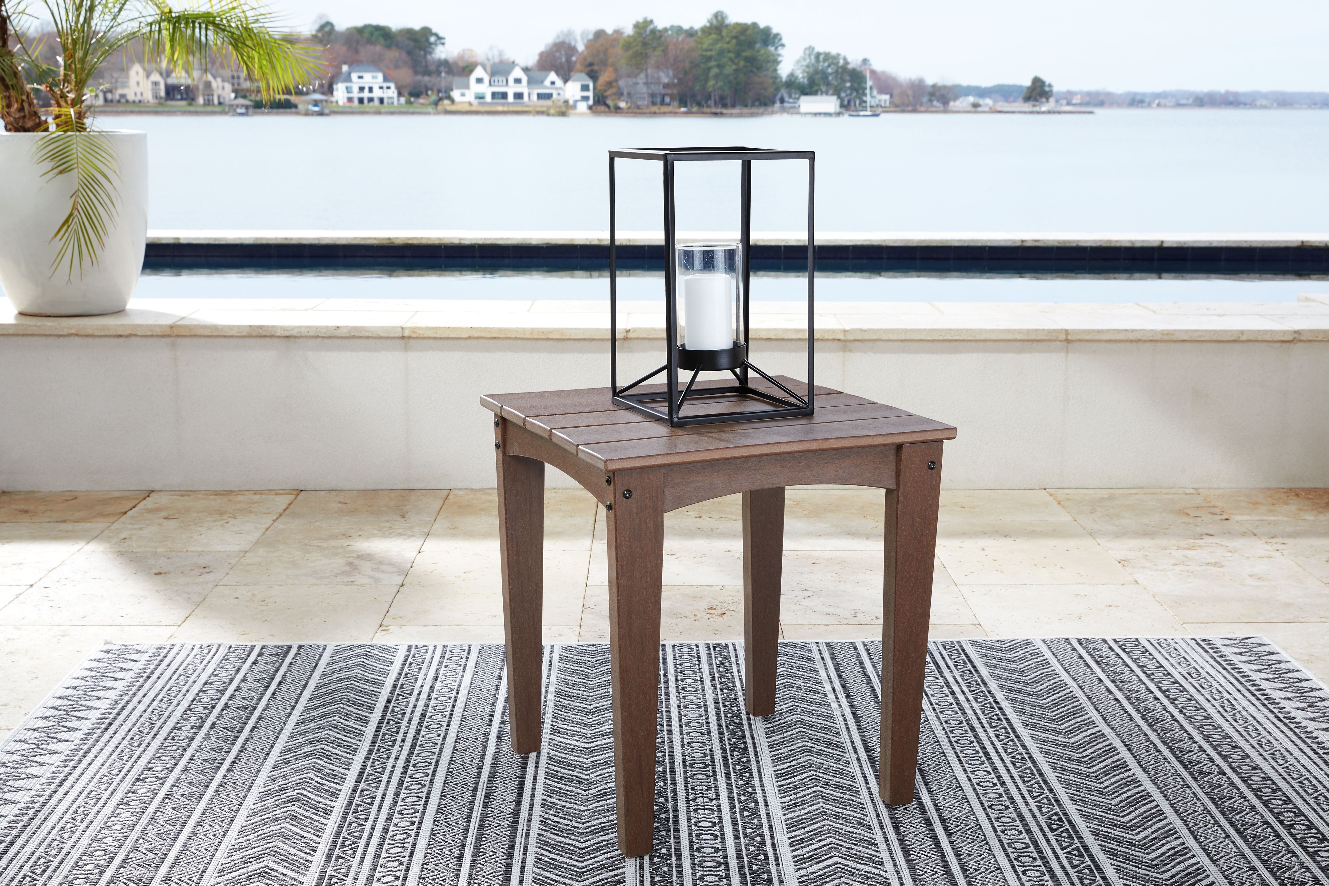 Emmeline - Brown - Square End Table - Premium End Tables from Signature Design by Ashley® - Just $215! Shop now at brett interiors