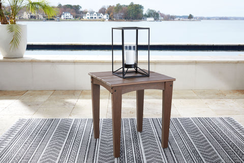 Emmeline - Brown - Square End Table - Premium End Tables from Signature Design by Ashley® - Just $215! Shop now at brett interiors