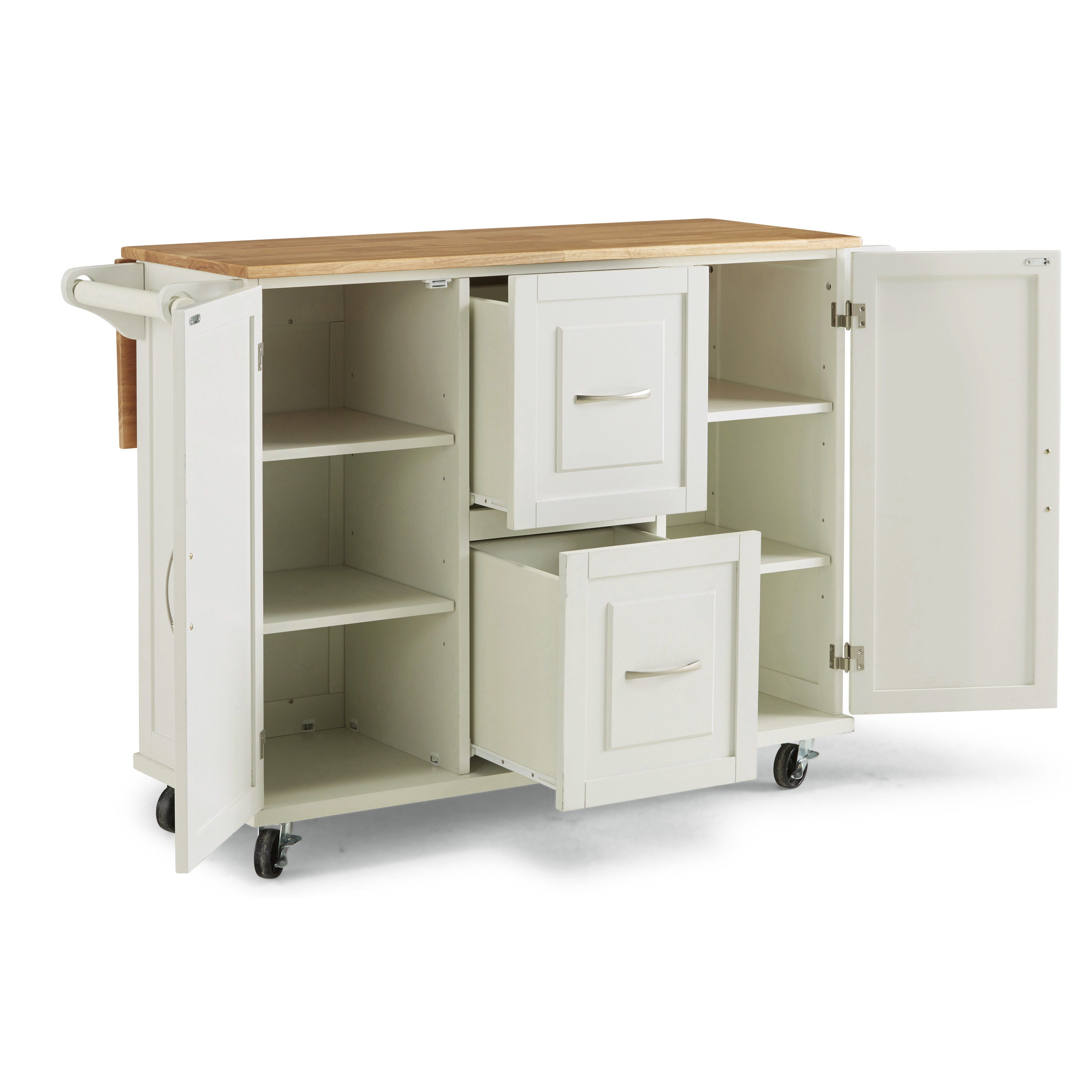 Blanche - Kitchen Cart - Solid Wood Top - Premium Islands & Carts from Homestyles - Just $1307.48! Shop now at brett interiors