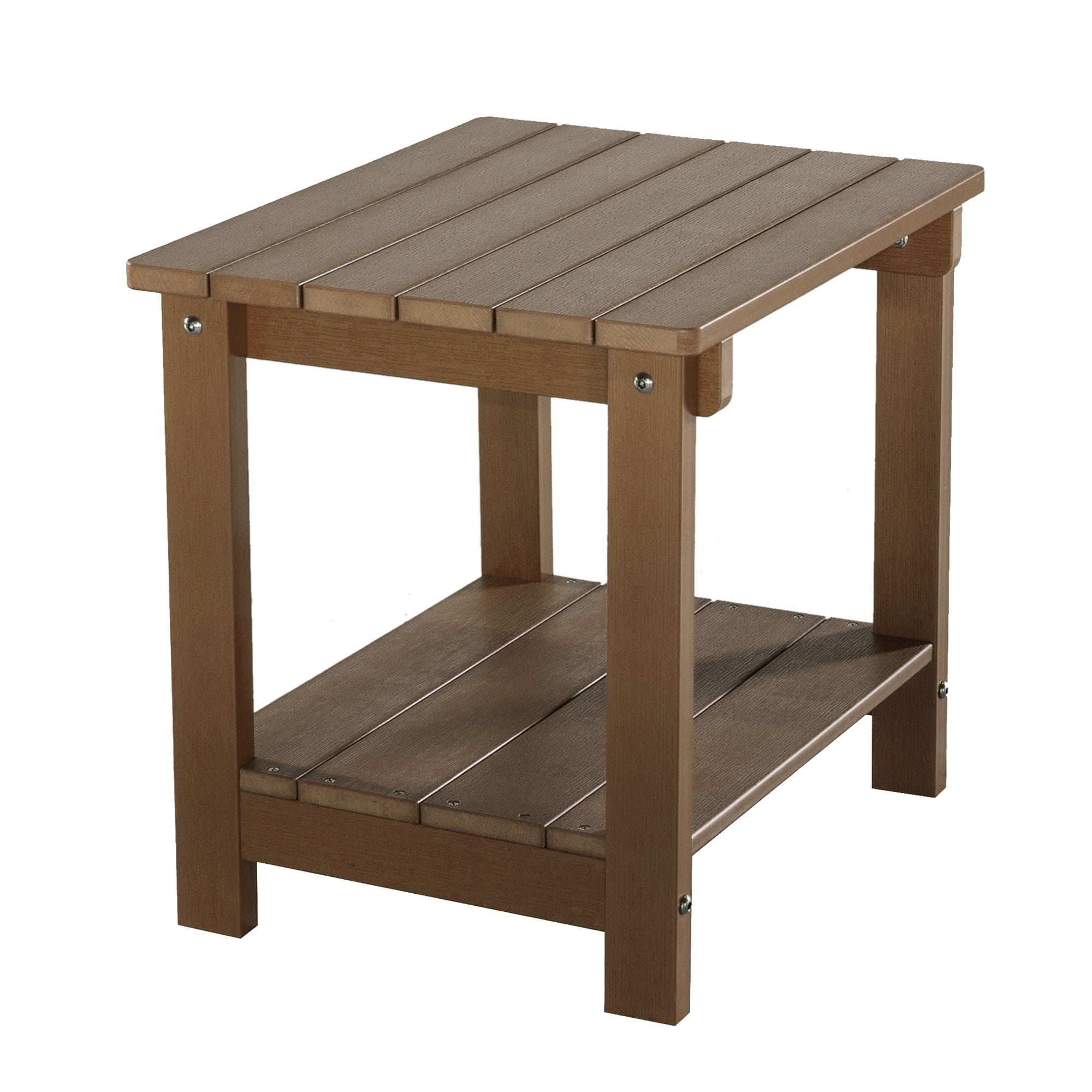 Key West - Weather Resistant Outdoor Indoor Plastic Wood End Table - Premium End Tables from Gather Craft - Just $123! Shop now at brett interiors