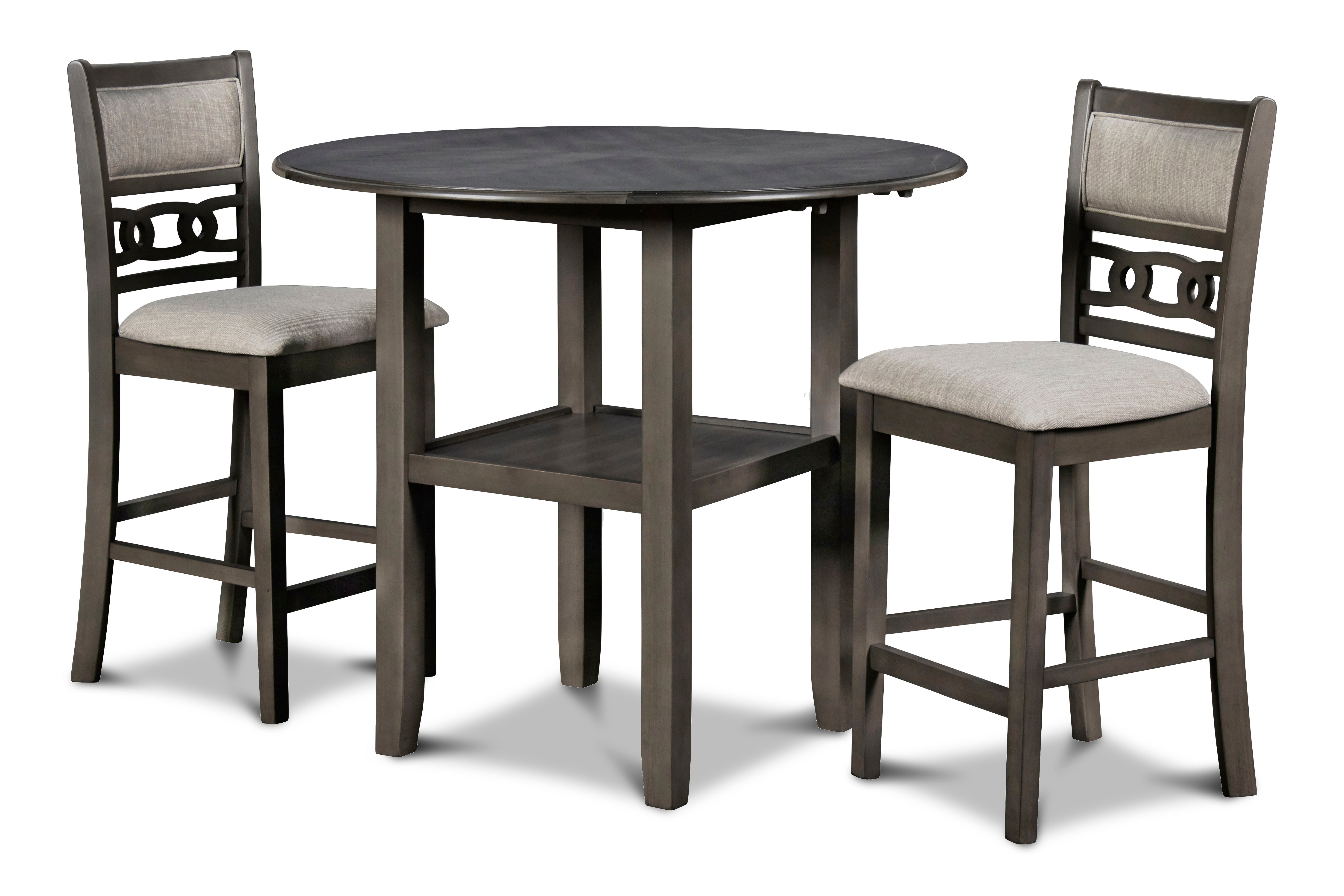 Gia - Counter Drop Leaf Table Set New Classic