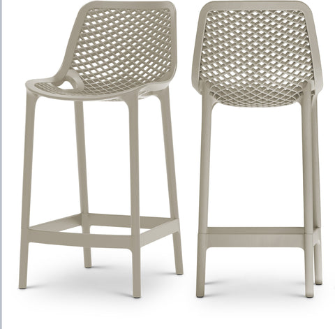 Mykonos - Outdoor Patio Stool Set - Premium Stool Sets from Meridian Furniture - Just $750! Shop now at brett interiors