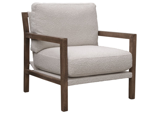 Milan - Fabric Arm Chair - Light Cream - Premium Arm Chairs from International Furniture Direct - Just $722.50! Shop now at brett interiors