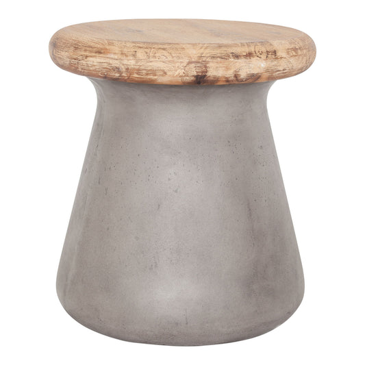 Earthstar - Outdoor Stool - Gray - Premium Side Tables from Moe's Home Collection - Just $722.50! Shop now at brett interiors