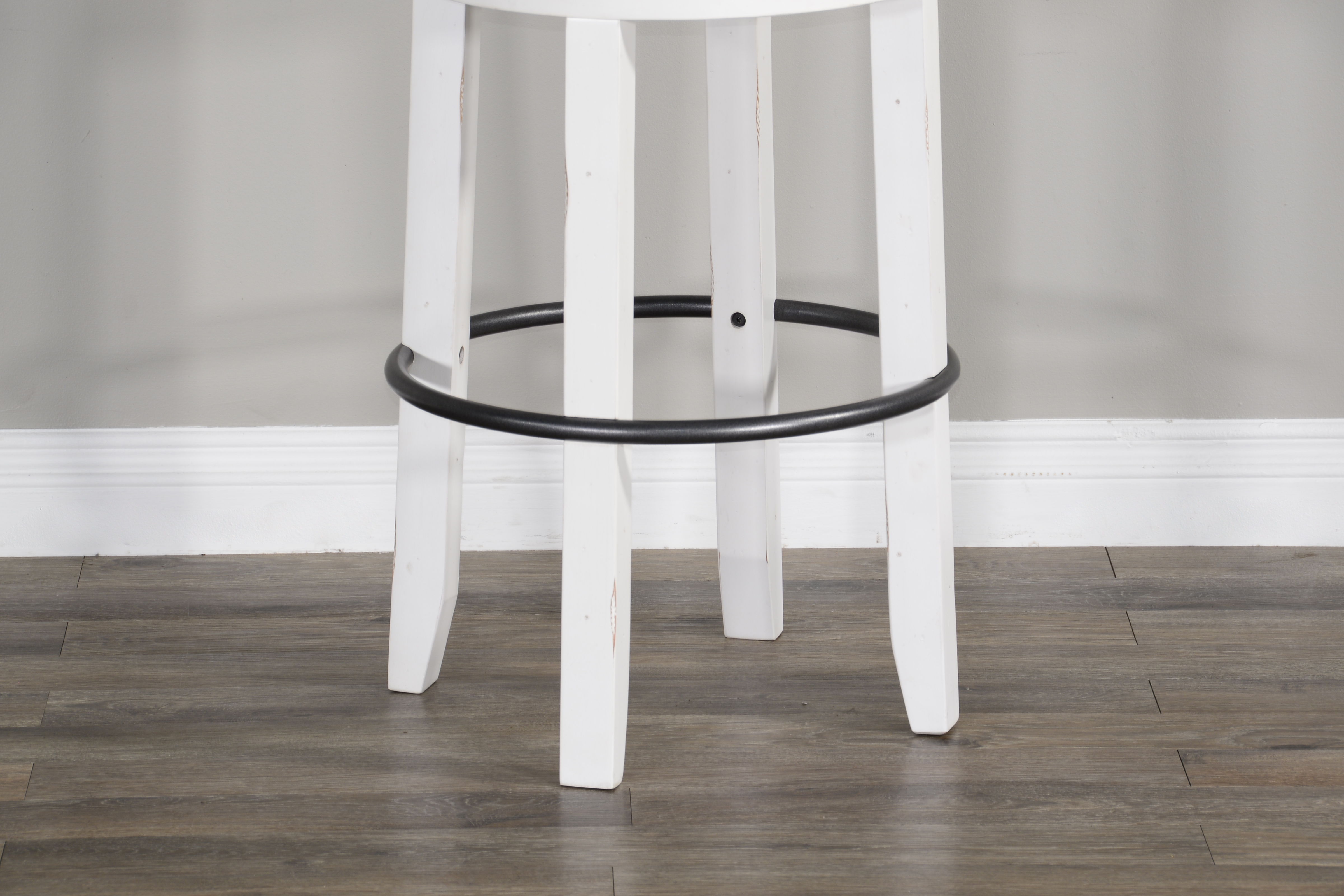 Carriage House - Barstool With Back & Swivel Cushion Seat - Premium Bar Height (28"-30") from Sunny Designs - Just $216! Shop now at brett interiors