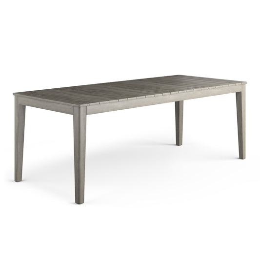 Carmel - Outdoor Dining Table - Distressed Weathered Grey - Premium Dining Tables from Simpli Home - Just $1176! Shop now at brett interiors