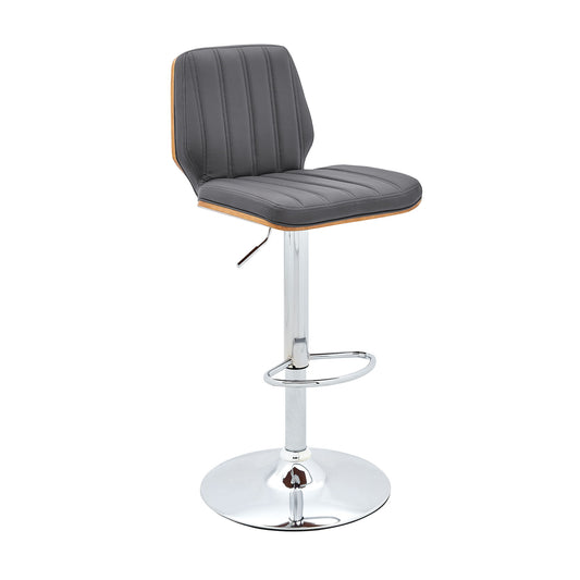 Sabine - Adjustable Swivel Bar Stool - Premium Adjustable Height from Armen Living - Just $240! Shop now at brett interiors