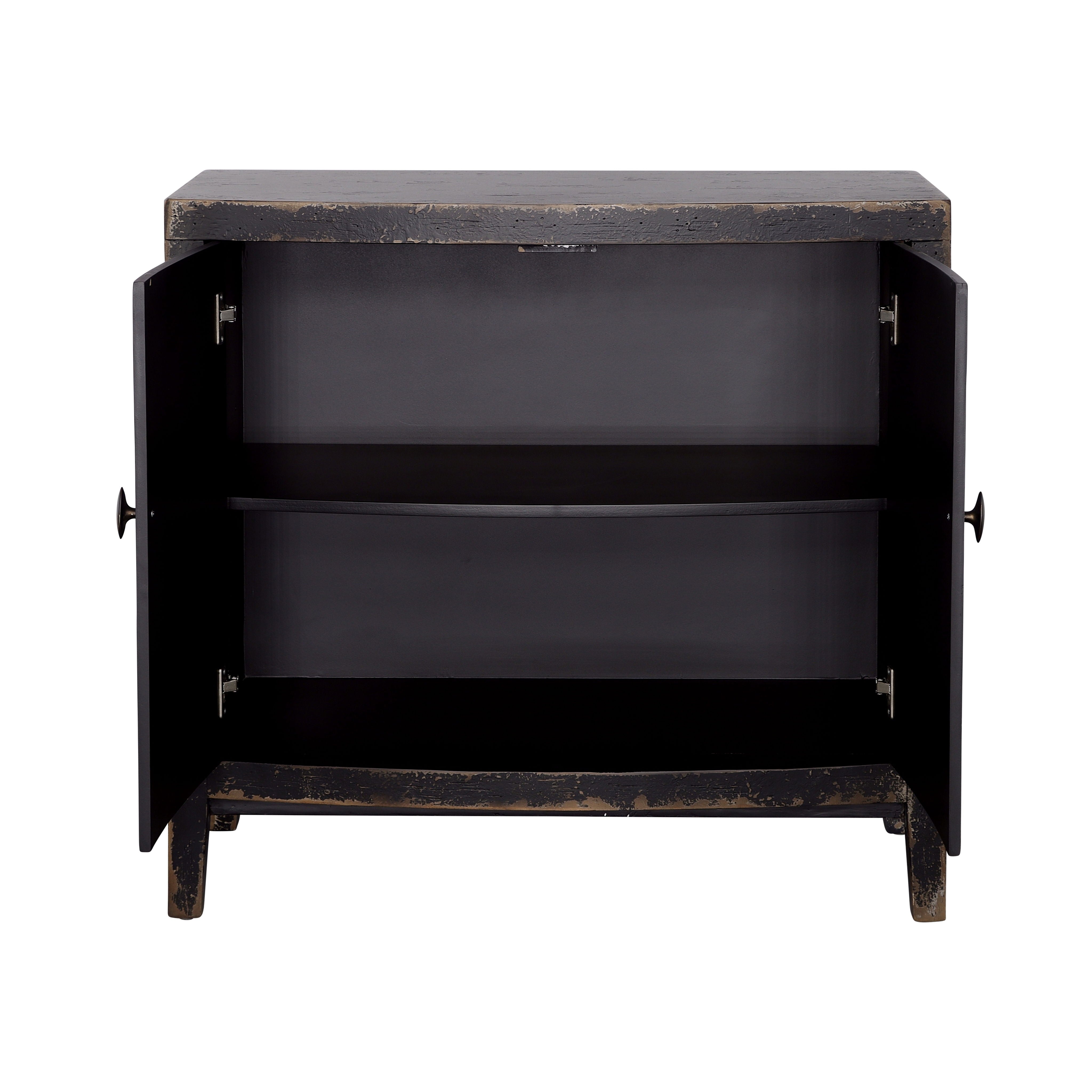 Gibson - Two Door Cabinet - Coal / Brown - Premium Accent Cabinets from Coast2Coast Home - Just $2310! Shop now at brett interiors