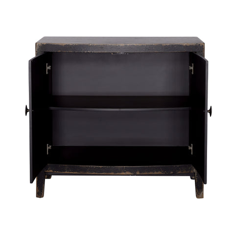 Gibson - Two Door Cabinet - Coal / Brown - Premium Accent Cabinets from Coast2Coast Home - Just $2310! Shop now at brett interiors