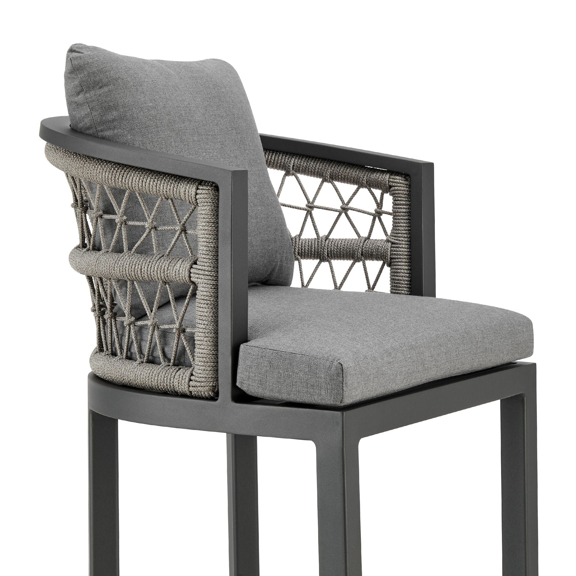 Zella - Outdoor Patio Bar Stool - Premium Counter Height (24"-27") from Armen Living - Just $887.50! Shop now at brett interiors