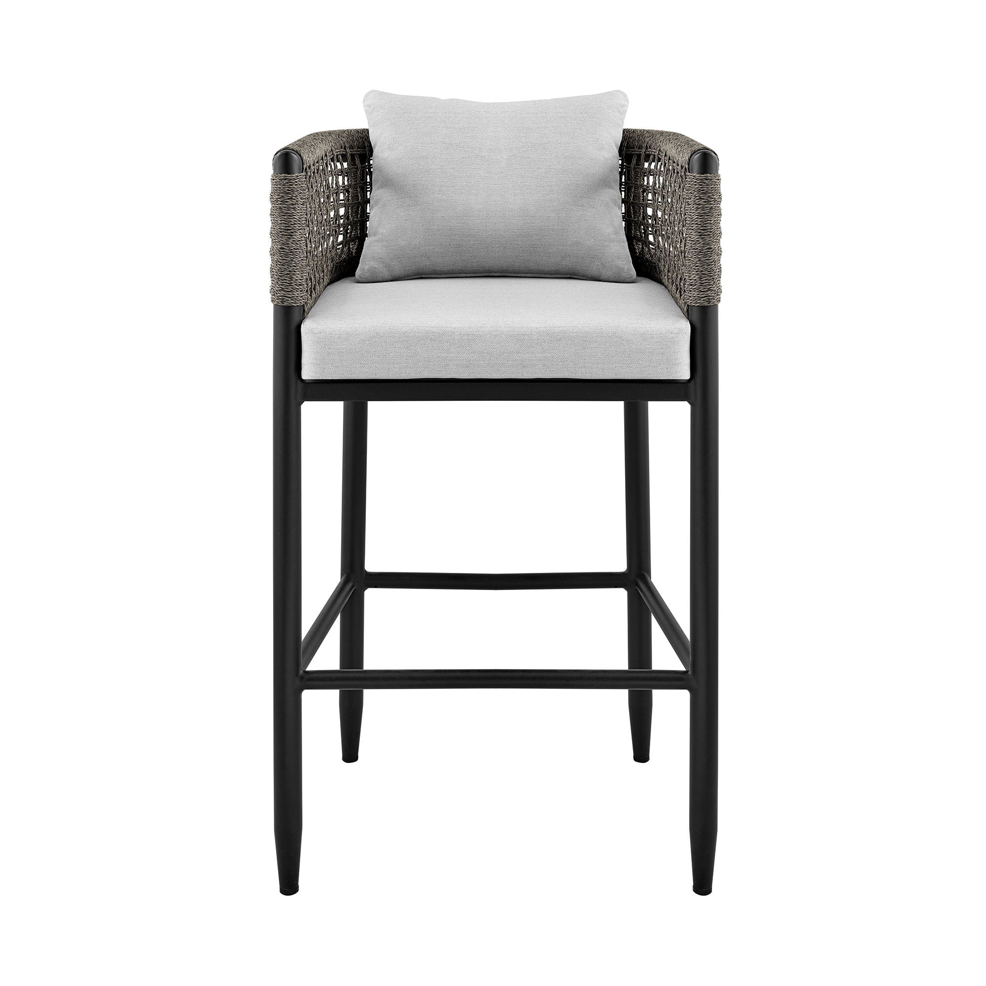 Alegria - Outdoor Patio Bar Stool With Cushions - Premium Counter Height (24"-27") from Armen Living - Just $887.50! Shop now at brett interiors