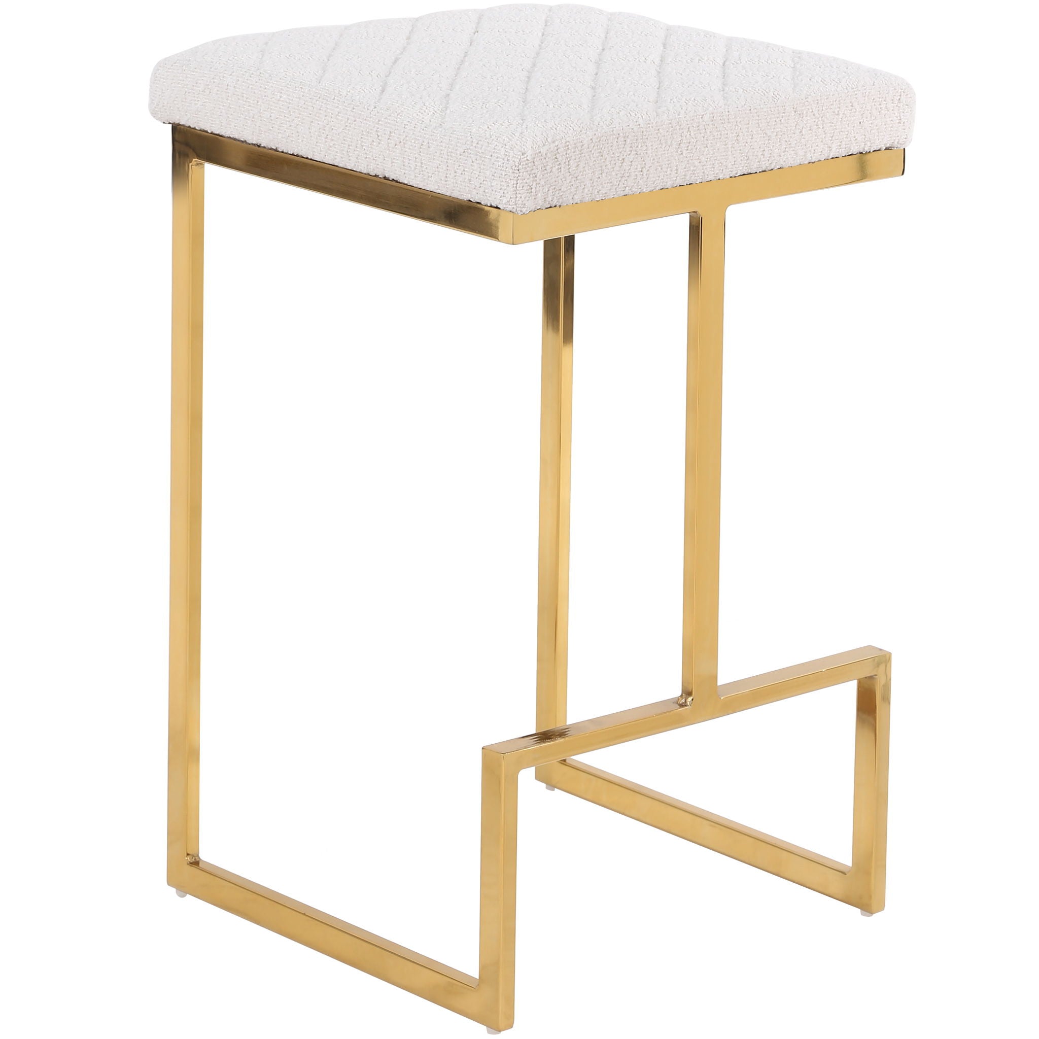 Joel - Mid Century Modern Luxury Upholstered Stool - Premium Counter Height (24"-27") from Ashcroft Furniture - Just $155! Shop now at brett interiors