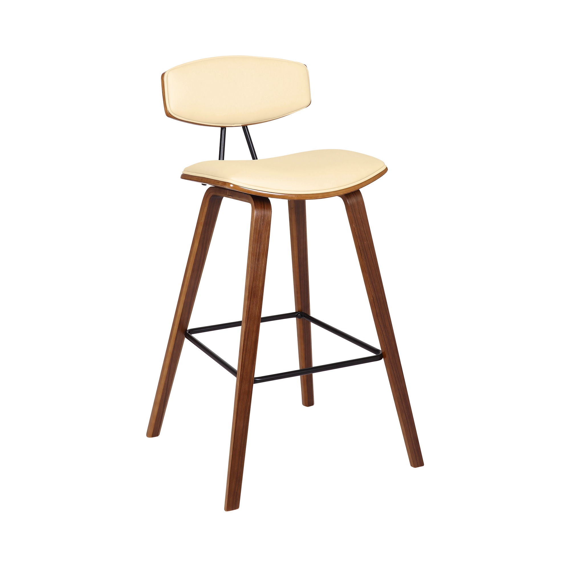 Fox - Mid-Century Bar Stool - Premium Counter Height (24"-27") from Armen Living - Just $202.50! Shop now at brett interiors