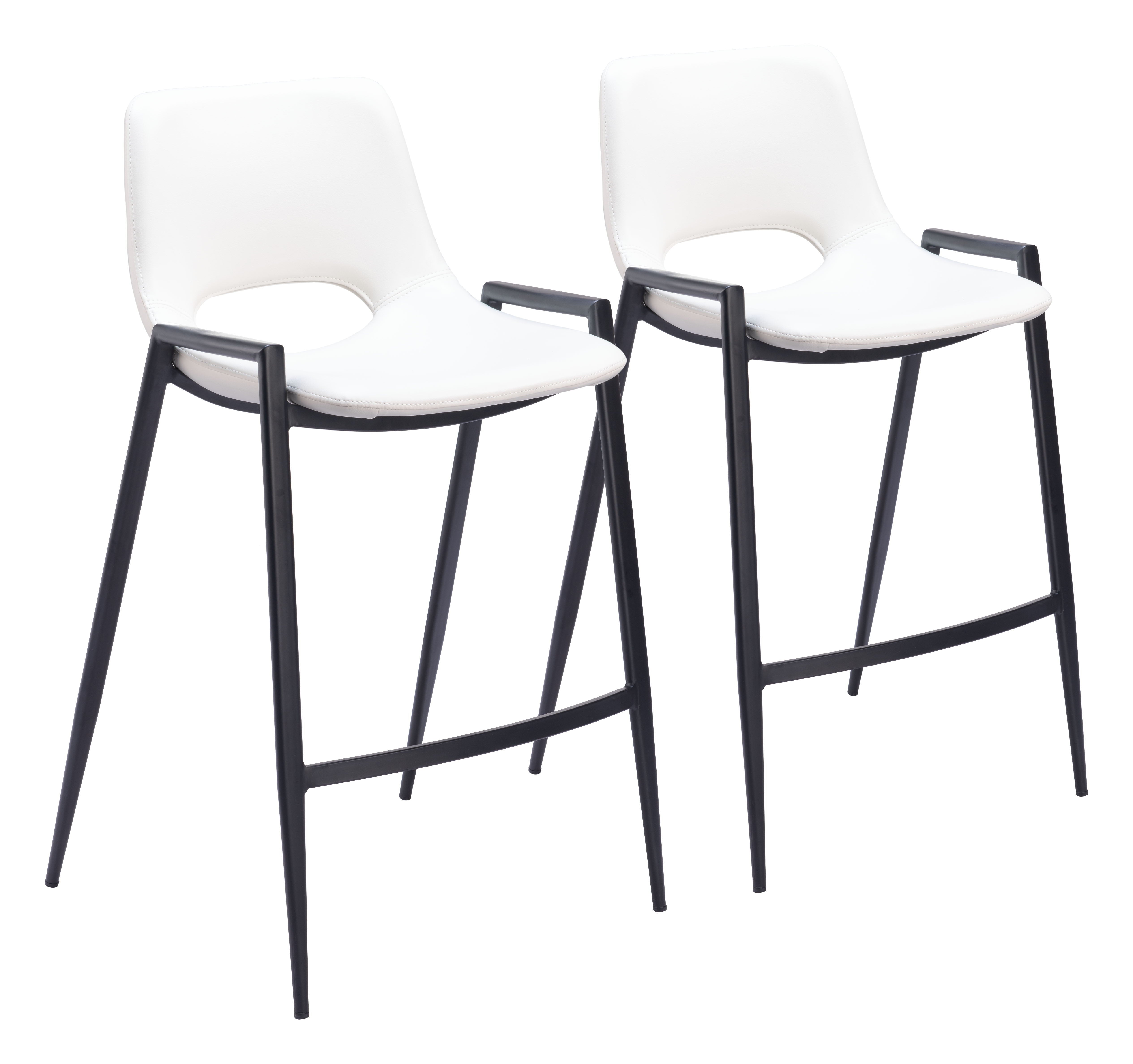 Desi - Counter Chair (Set of 2) - Premium Stool Sets from Zuo Modern - Just $1450! Shop now at brett interiors