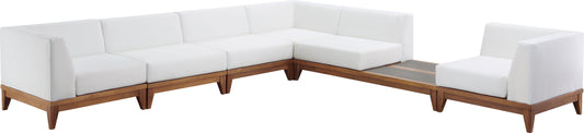 Rio - 6 Piece Modular Sectional - Off White - Premium Stationary Sectionals from Meridian Furniture - Just $9112.50! Shop now at brett interiors