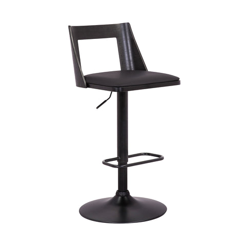 Milan - Adjustable Swivel Bar Stool - Premium Adjustable Height from Armen Living - Just $202.50! Shop now at brett interiors