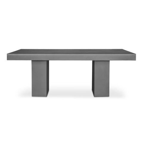 Antonius - Outdoor Dining Table - Cement - Premium Dining Tables from Moe's Home Collection - Just $4247.50! Shop now at brett interiors