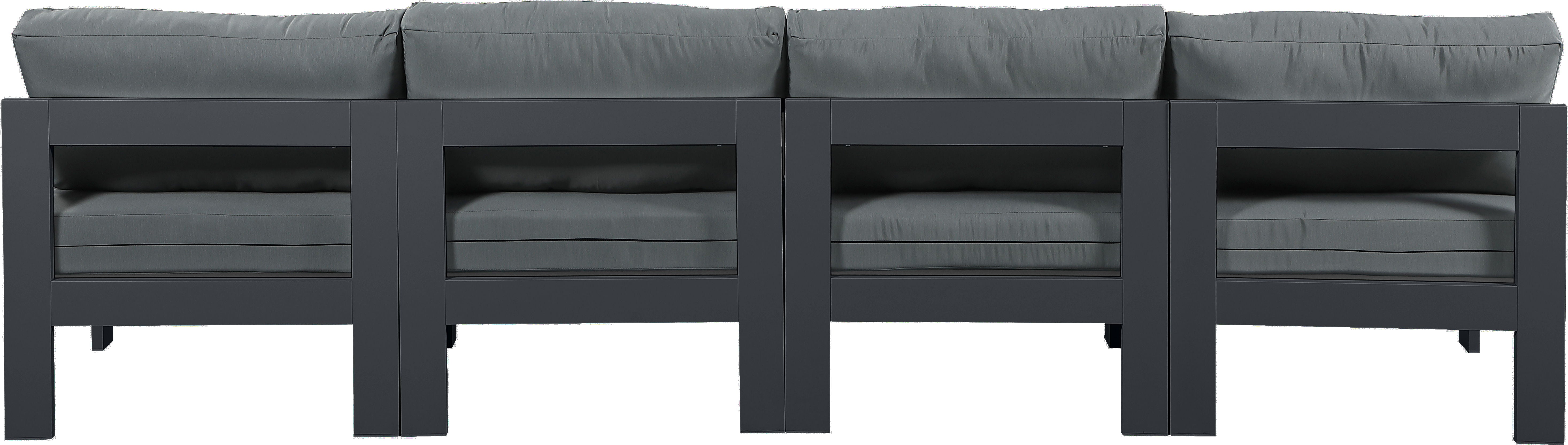 Nizuc - Outdoor Patio Modular Sofa 4 Seats - Premium Sofas from Meridian Furniture - Just $3450! Shop now at brett interiors