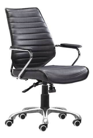 Enterprise - Low Back Office Chair - Premium Swivel Chairs from Zuo Modern - Just $800! Shop now at brett interiors