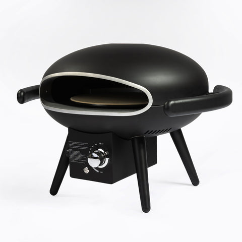 Gas Pizza Oven, Propane Outdoor Pizza Oven, Portable Pizza Oven For 12" Pizzas, With Gas Hose&Regulator - Black - Premium Fire Pits from AS Outdoor Heating - Just $380! Shop now at brett interiors