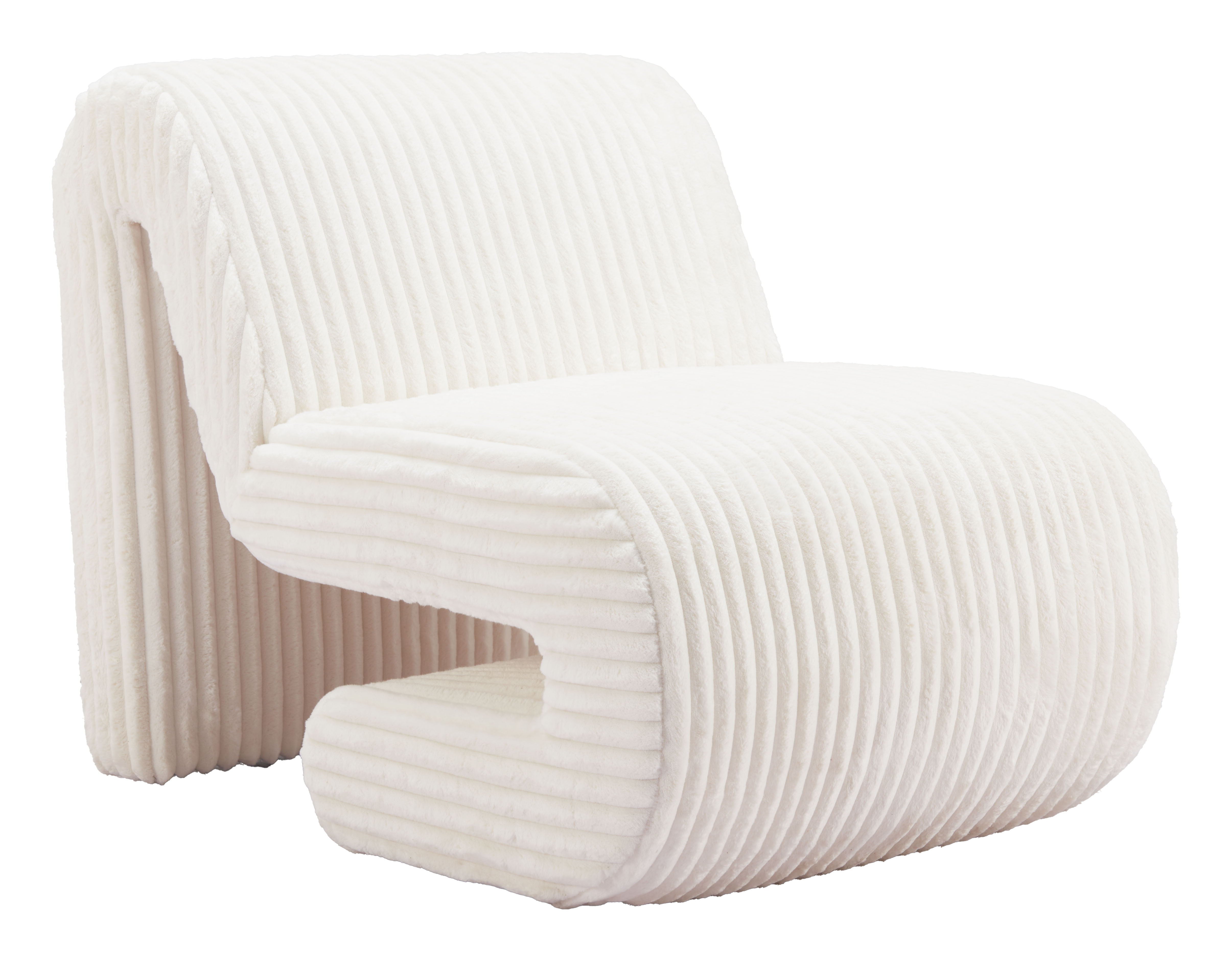 Opam - Accent Chair - White - Premium Accent Chairs from Zuo Modern - Just $1900! Shop now at brett interiors