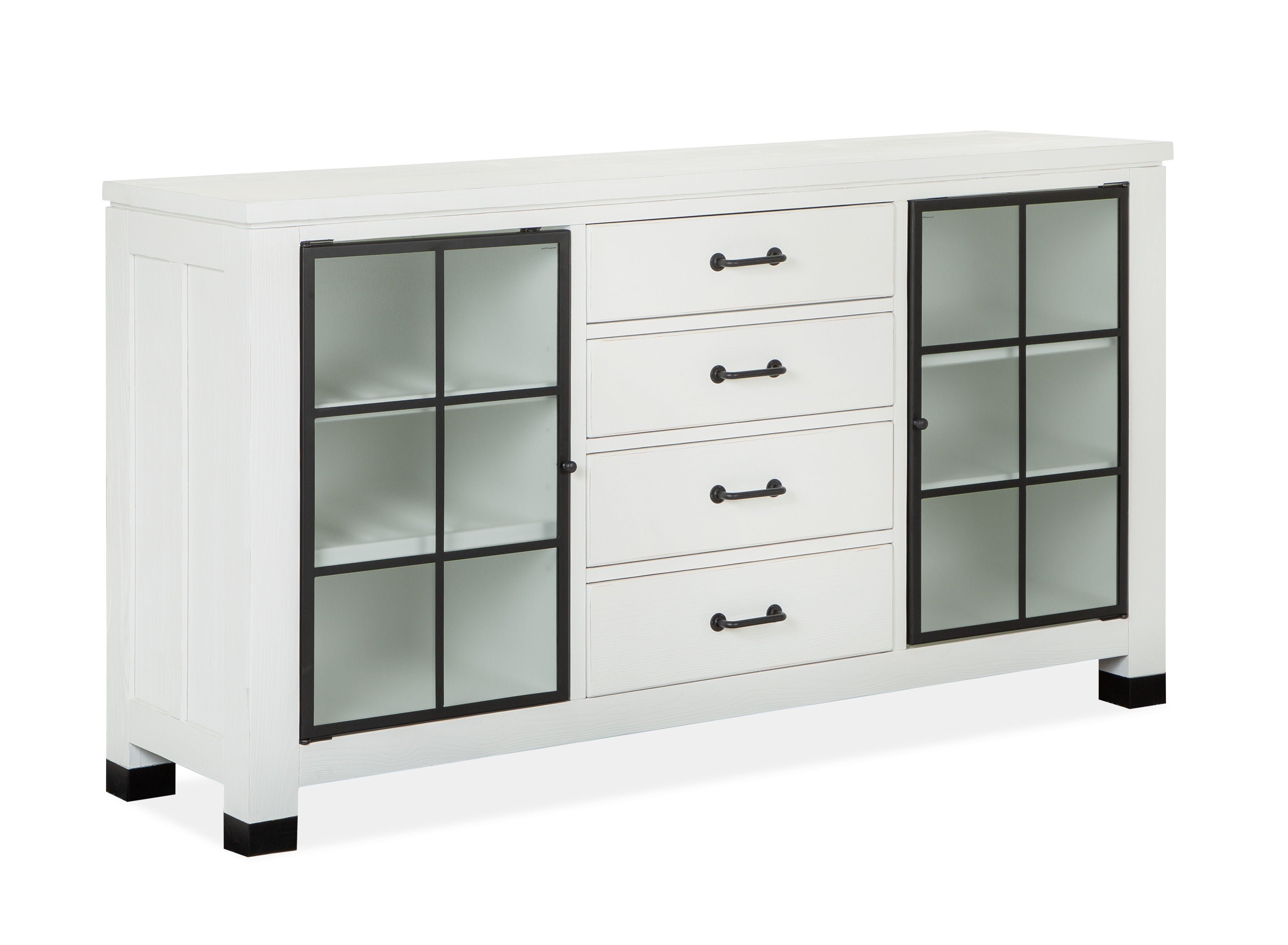 Harper Springs - Buffet - Silo White - Premium Buffets from Magnussen Furniture - Just $1619! Shop now at brett interiors