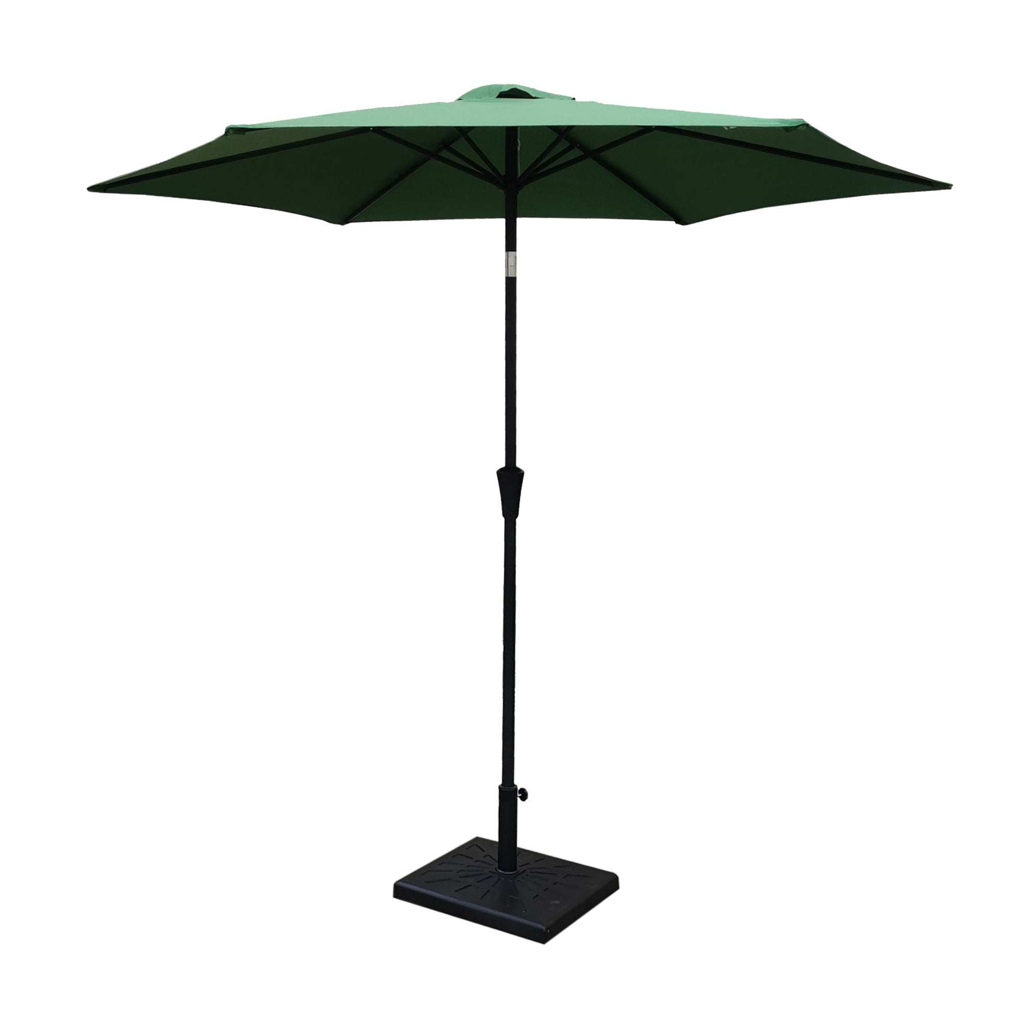 8.8' Outdoor Aluminum Patio Umbrella With 42 Pound Square Resin Umbrella Base - Premium Umbrellas & Canopies from Gather Craft - Just $214! Shop now at brett interiors