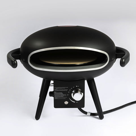 Gas Pizza Oven, Propane Outdoor Pizza Oven, Portable Pizza Oven For 12" Pizzas, With Gas Hose&Regulator - Black - Premium Fire Pits from AS Outdoor Heating - Just $380! Shop now at brett interiors