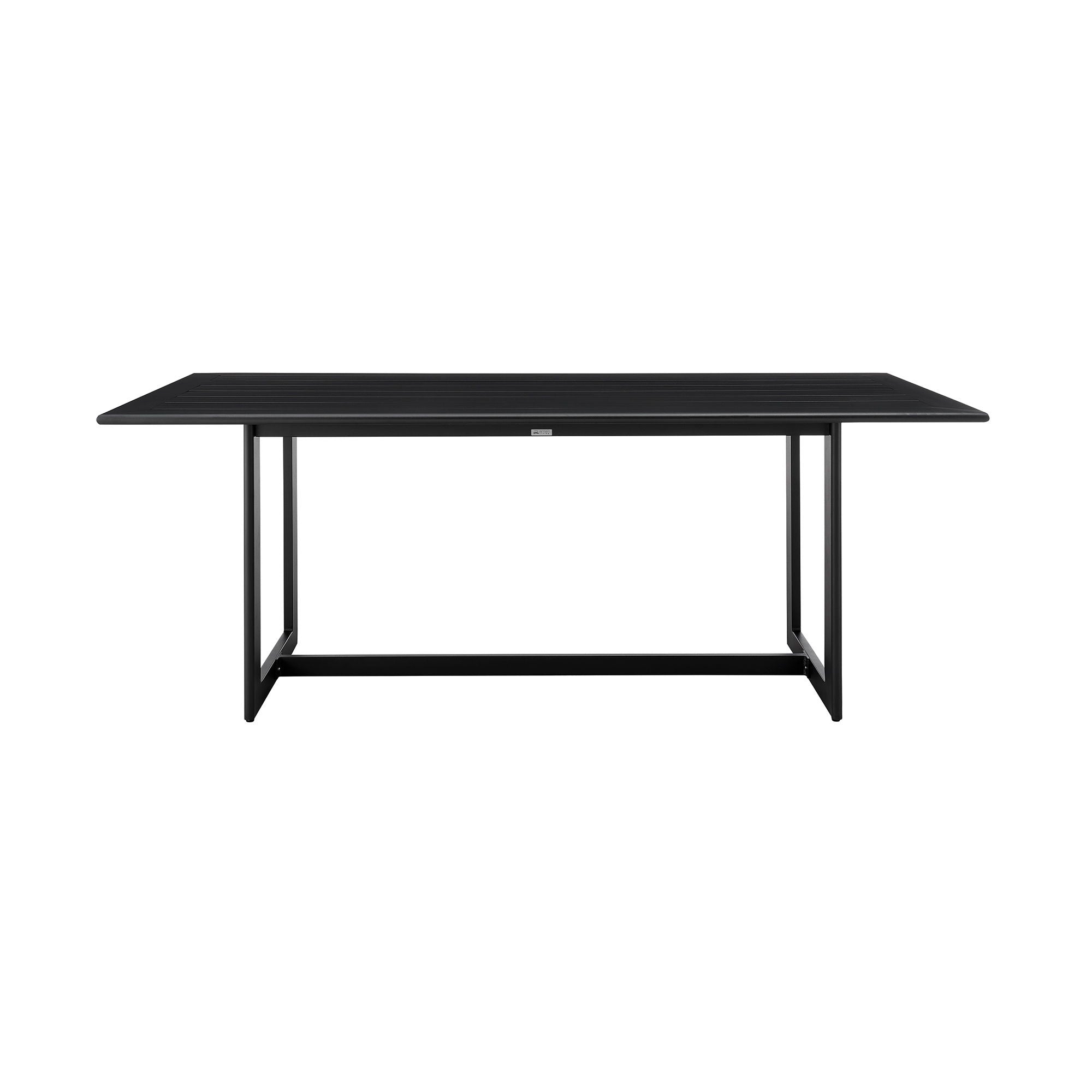 Cayman - Outdoor Patio Dining Table - Black - Premium Dining Tables from Armen Living - Just $1667.50! Shop now at brett interiors