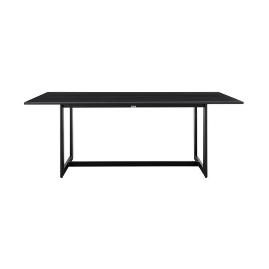 Cayman - Outdoor Patio Dining Table - Black - Premium Dining Tables from Armen Living - Just $1667.50! Shop now at brett interiors