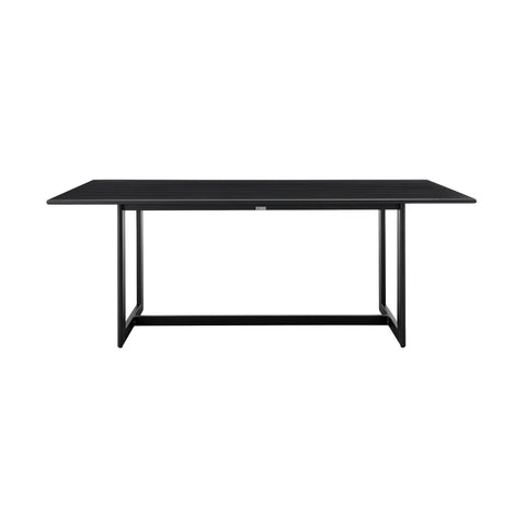 Cayman - Outdoor Patio Dining Table - Black - Premium Dining Tables from Armen Living - Just $1667.50! Shop now at brett interiors