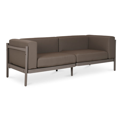 Suri - Outdoor 2-Seat Sofa - Taupe - Premium Sofas from Moe's Home Collection - Just $3247.50! Shop now at brett interiors