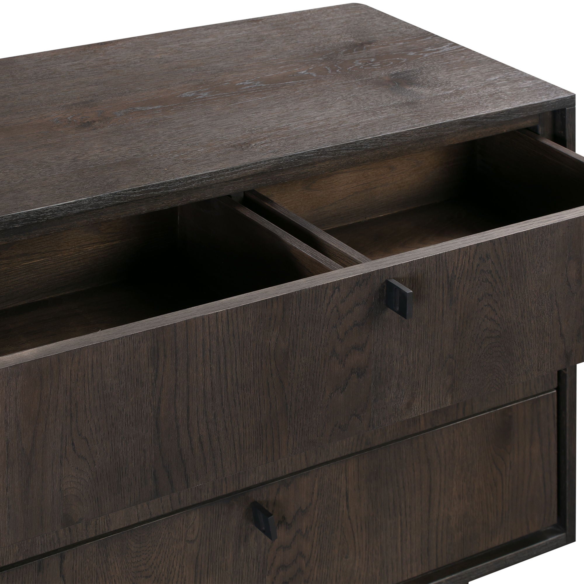 Cross - 3 Drawer Dresser - Solid Oak / Metal - Premium Dressers from Armen Living - Just $1412.50! Shop now at brett interiors