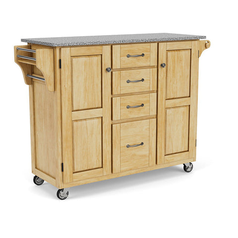 Create-A-Cart - Kitchen Cart - Pepper Granite Top - Premium Islands & Carts from Homestyles - Just $1372.48! Shop now at brett interiors