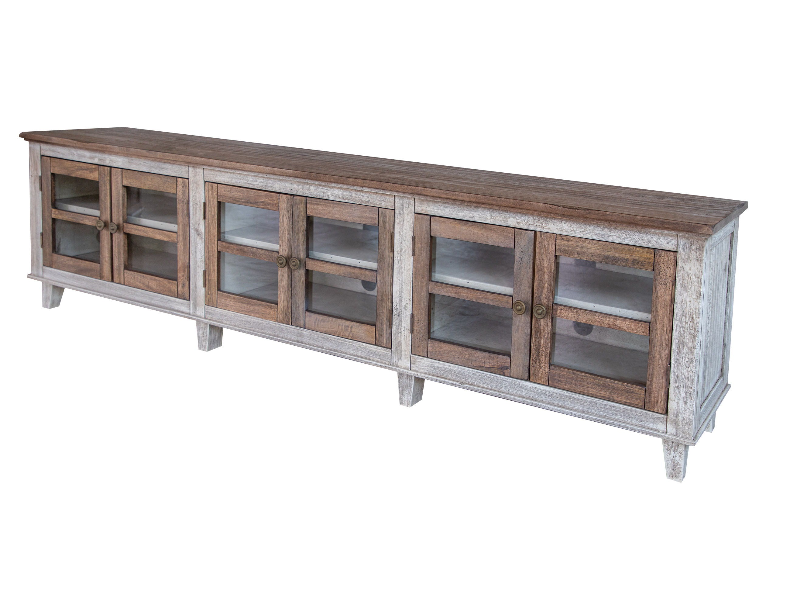 Sahara - TV Stand - Light Cream / Brown Caramel - Premium TV Stands from International Furniture Direct - Just $1150! Shop now at brett interiors